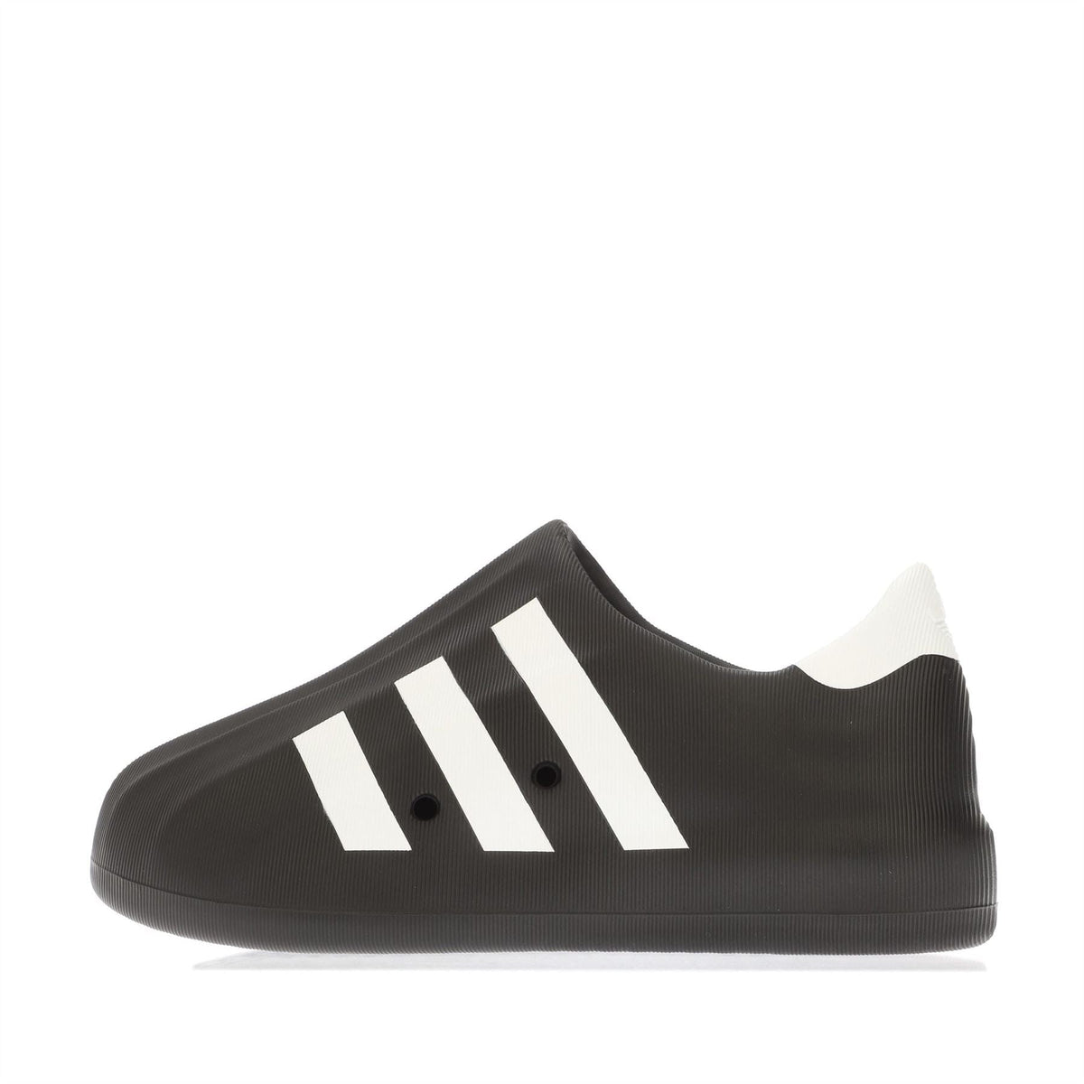adidas Originals Adifom Superstar slip-on trainers in white with black accents, casual footwear with a sleek, modern design