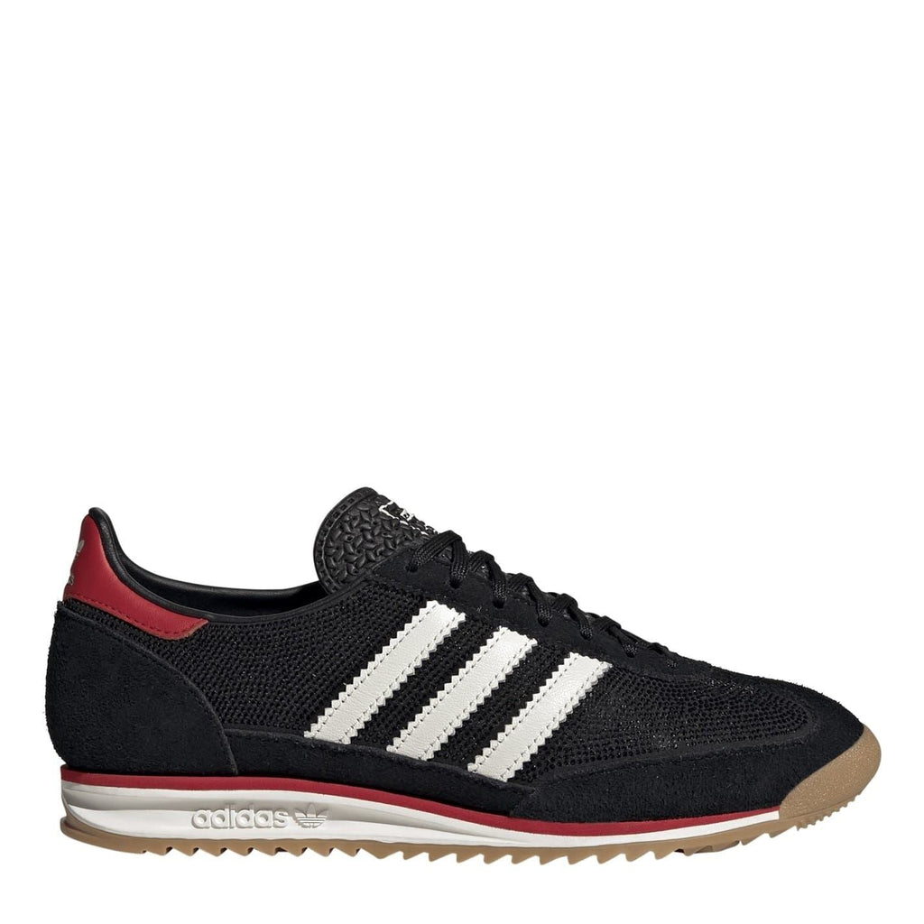 adidas Originals Sl72 shoes in white with classic design, featuring lace-up closure and retro style for casual wear.
