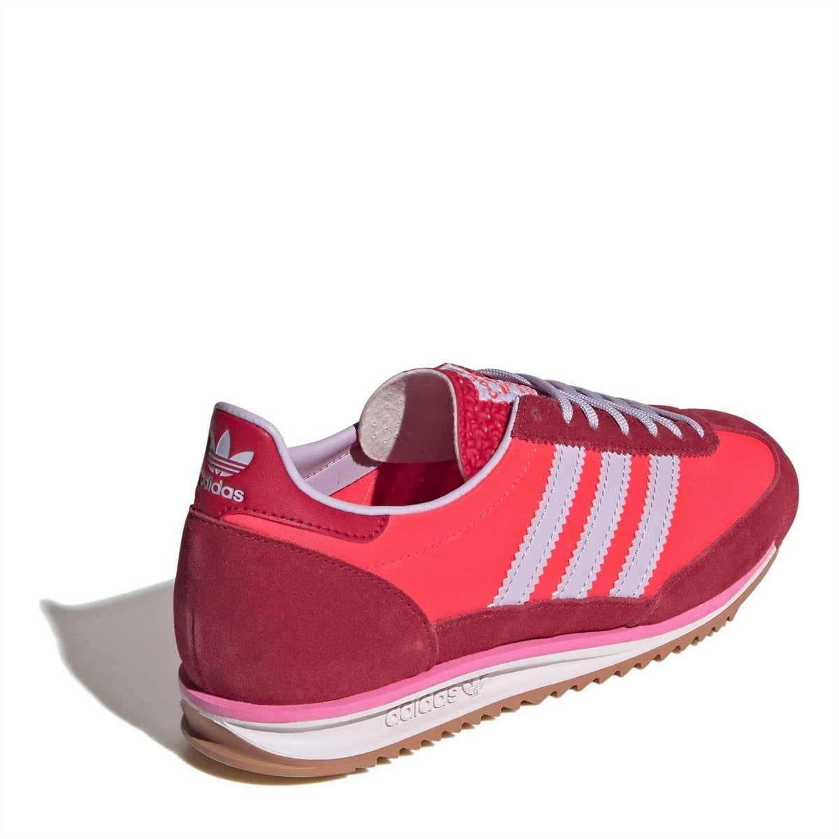 adidas Originals Sl72 shoes in white with classic design, featuring clean lines and retro style for casual wear