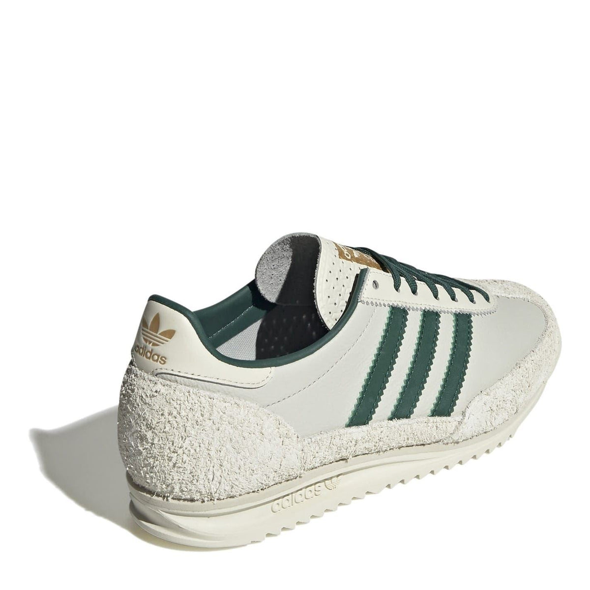 adidas Originals Sl72 sneakers in white and navy, classic footwear with retro style, featuring lace-up design and cushioned soles