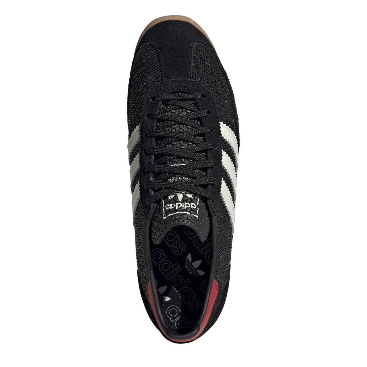 Adidas Originals Sl72 shoes in white and navy, showcasing classic sneaker design with suede and canvas materials.